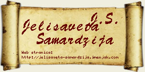 Jelisaveta Samardžija vizit kartica